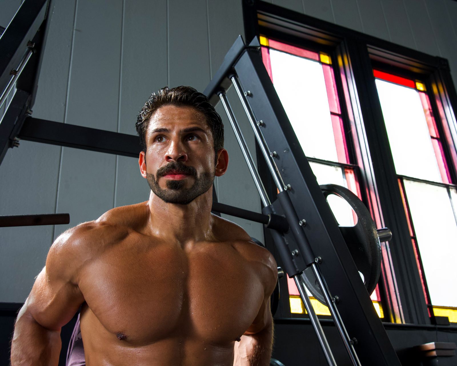 Ali in the gym